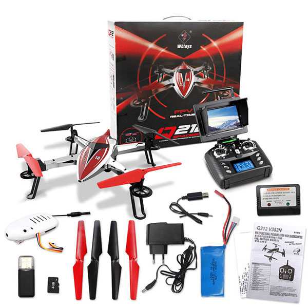 LinParts.com - Wltoys Q212G Q212GN With 720P Camera FPV Air Pressure Set High Hovering RC Quadcopter RTF