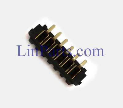 LinParts.com - Wltoys WL Q323 Q323-B Q323-C Q323-E RC Quadcopter Spare parts: 6P female socket - Click Image to Close