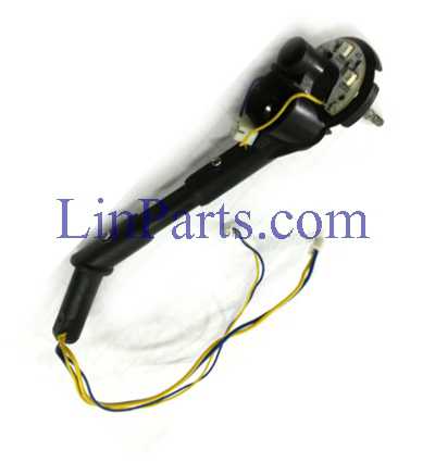 Wltoys Q353 RC Quadcopter Spare Parts: Rear motor base [blue yellow line] left component