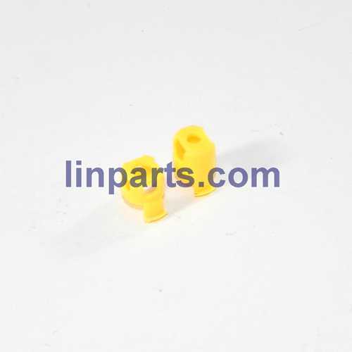 LinParts.com - WL Toys V272 2.4G 4 Channel 6 Axis GYRO Nano RC Quadcopter Drone RTF Spare Parts: Motor upper and lower covers(yellow) - Click Image to Close