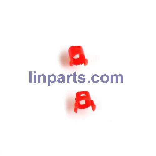 LinParts.com - WL Toys V272 2.4G 4 Channel 6 Axis GYRO Nano RC Quadcopter Drone RTF Spare Parts: Motor upper and lower covers(red) - Click Image to Close