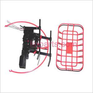 WLtoys WL V388 Spare Parts: Functional Components+Undercarriage\Landing skid+Lower main frame