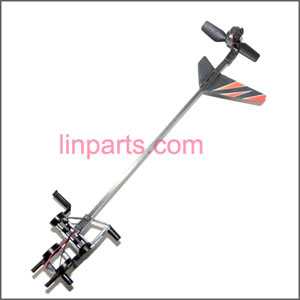 LinParts.com - WLtoys WL V911 V911-1 Spare Parts: Tail set(red)