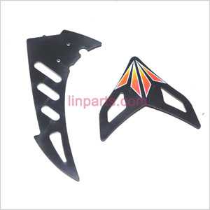 LinParts.com - WLtoys WL V912 Spare Parts: Tail decorative set(orange) 