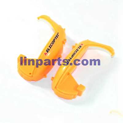 WLtoys V915-A RC Helicopter Spare Parts: Body cover frame(B) [Yellow]