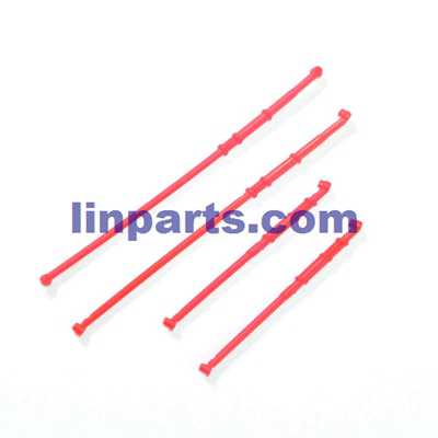 WLtoys V915-A RC Helicopter Spare Parts: Connecting bar set [Red]