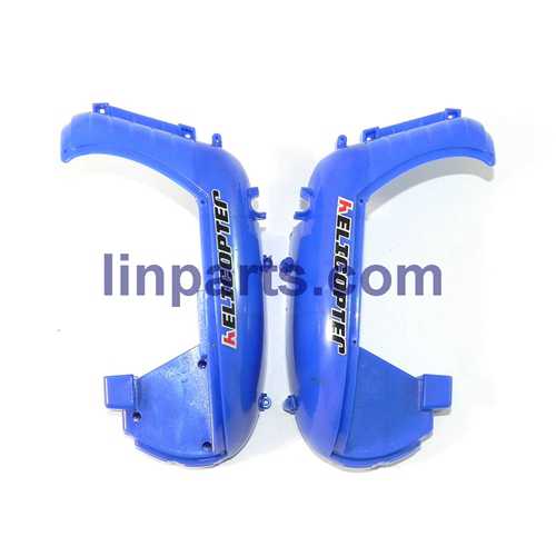 WLtoys V915-A RC Helicopter Spare Parts: Body cover frame(B) [Blue]