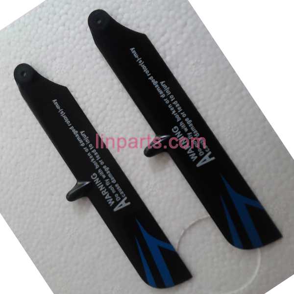 HiSky HCP100S RC Helicopter Spare Parts: Main blades 800009 main rotor blade(bule)