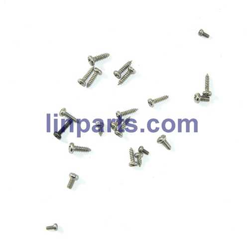 WLtoys V931 2.4G 6CH Brushless Scale Lama Flybarless RC Helicopter Spare Parts: screws pack set