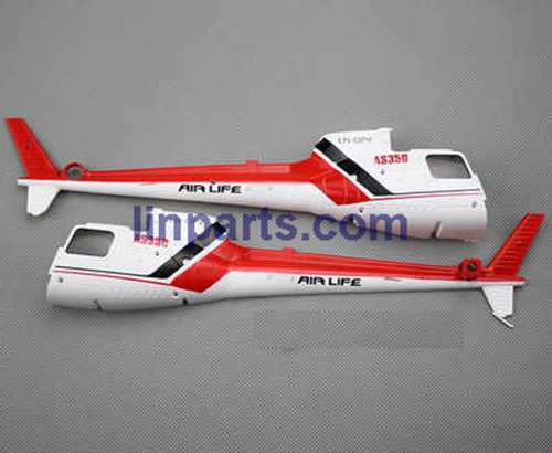 JJRC JJ350 RC Helicopter Spare Parts: body cover (Red)