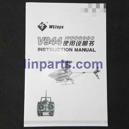 LinParts.com - WL Toys New V944 Flybarless Micro RC Helicopter Spare Parts: English Manual - Click Image to Close