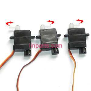 LinParts.com - WLtoys WL V966 Helicopter Spare Parts: servo set(3pcs)