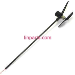LinParts.com - WLtoys WL V966 Helicopter Spare Parts: Whole Tail Unit Module - Click Image to Close