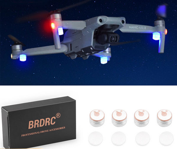LinParts.com - Hubsan Zino Mini Pro RC Drone spare parts: Strobe light Night lights Warning Light - Click Image to Close