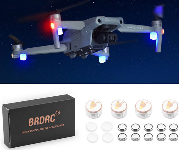 LinParts.com - Hubsan ZINO MINI PRO standard version RC Drone spare parts: Flashing lights Night lights