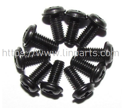 LinParts.com - XinLeHong 9125 RC Car Spare Parts: LS14 round head screw 2.5*6*5PWMH