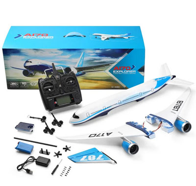LinParts.com - Wltoys XK A170 RC Airplane 3D/6G System Airplane RTF 2.4GHz Gliding Aircraft Flight Toys RC Plane EPO 660mm Wingspan Brushless Children's Toy Gift