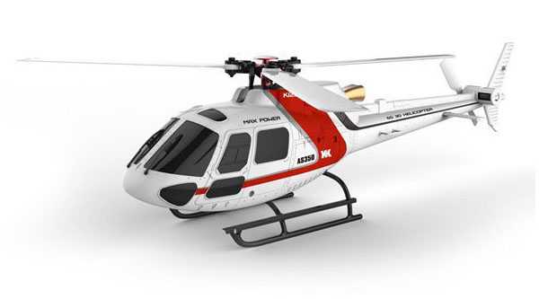 LinParts.com - XK K123 RC Helicopter Body [Without Transmitter and Battery]