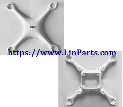 XK X1S RC Drone Spare Parts: Upper case group + Lower case group