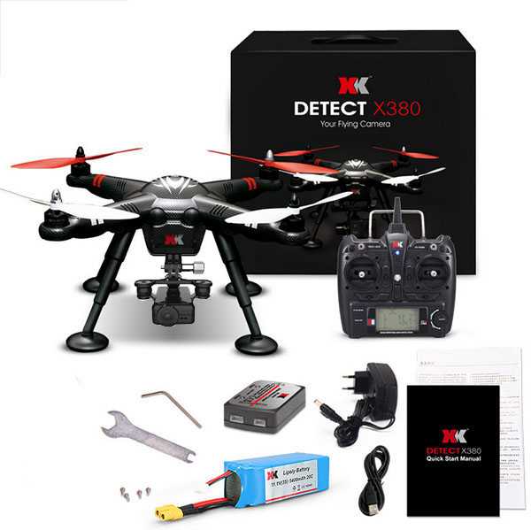 LinParts.com - XK DETECT X380-B GPS 2.4G 1080P HD RC Quadcopter RTF【1080P HD Camera】