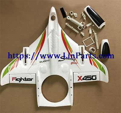 XK X450 RC Airplane Aircraft Spare parts: Fuselage group