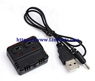 LinParts.com - XK A120 RC Airplane Spare Parts: USB charger wire + balance charger box