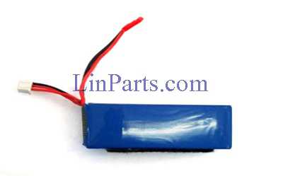XK A1200 RC Airplane Spare Parts: Battery 7.4V 2000mAh + Velcro