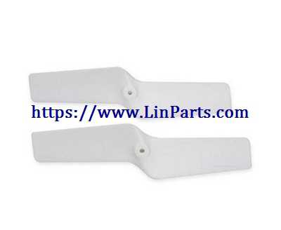 LinParts.com - XK K130 RC Helicopter Spare Parts: Tail blade(White) 1pcs