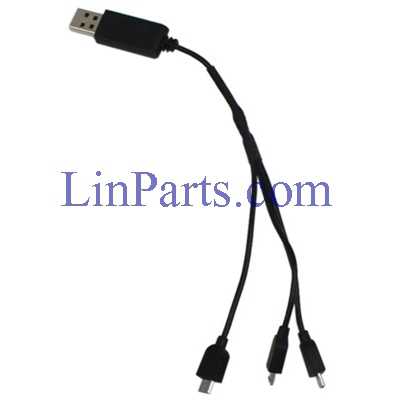 FQ777 FQ35 FQ35C FQ35W RC Drone Spare parts: 1 For 3 USB Charger