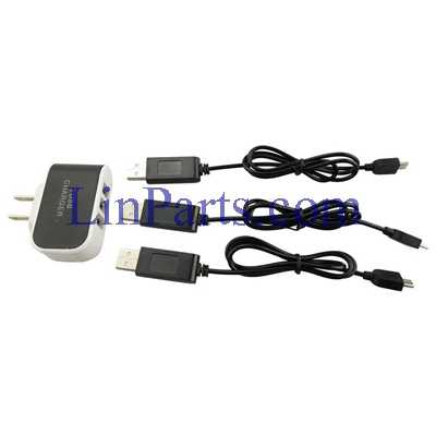 FQ777 FQ35 FQ35C FQ35W RC Drone Spare parts: 1 for 3 synchronous charger