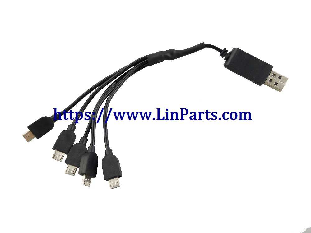 LinParts.com - VISUO XS809S RC Quadcopter Spare Parts: 1 For 5 USB Charger - Click Image to Close
