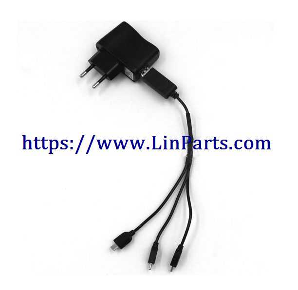 LinParts.com - VISUO XS809S RC Quadcopter Spare Parts: Charger head + USB charger(1 charge 3)