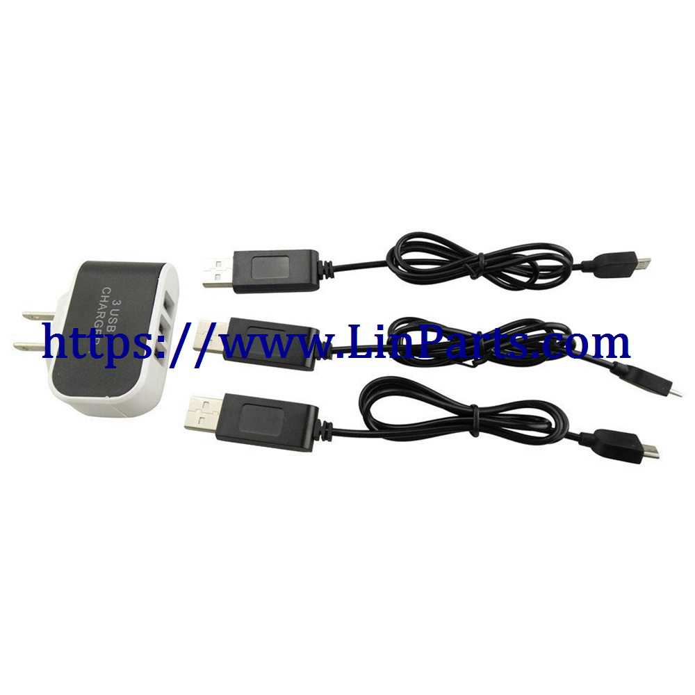 LinParts.com - VISUO XS809S RC Quadcopter Spare Parts: 1 for 3 synchronous charger