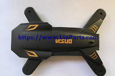 LinParts.com - VISUO XS816 XS816 4K RC Quadcopter Spare Parts: Body Shell[Black]