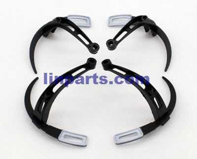 LinParts.com - Yi Zhan YiZhan X4 RC Quadcopter Spare Parts: Outer frame[White Black] - Click Image to Close