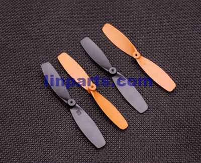 LinParts.com - Yi Zhan YiZhan X4 RC Quadcopter Spare Parts: Blades set[Yellow Black] - Click Image to Close